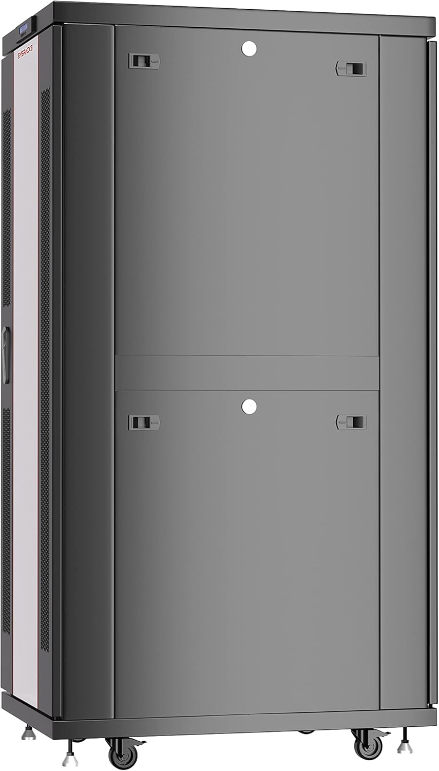 42U Server Rack Network Enclosure on Wheels A50382
