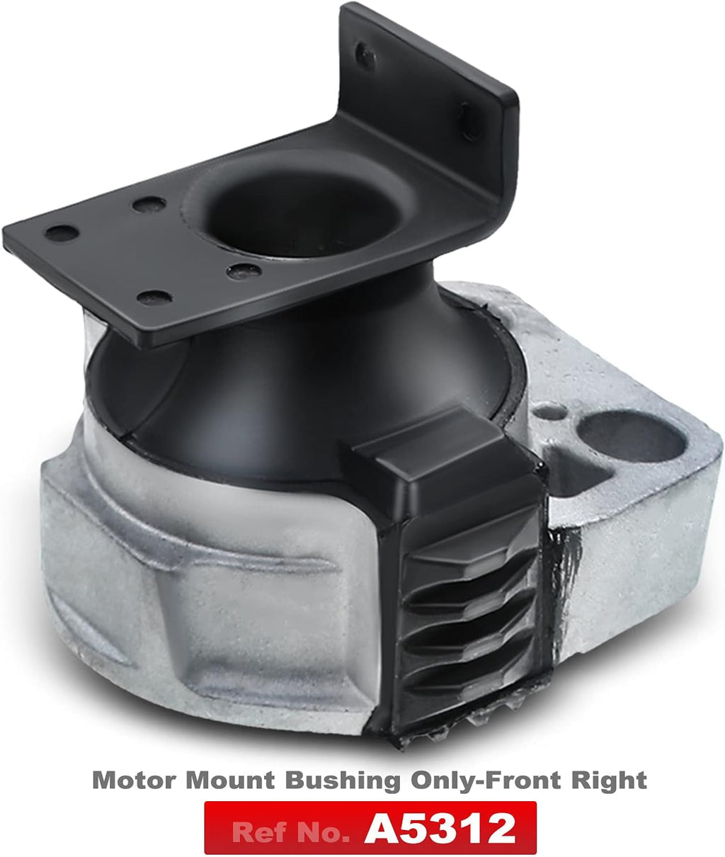 3PCS Engine Motor Mount Compatible with Ford Focus 2005 2006 2007 2.0L L4 Automatic Transmission Mount Pack of 2 A6240