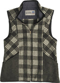 Charcoal / White Tartan Vest X66789
