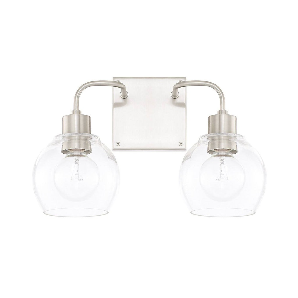2 Light Brushed Nickel Vanity R3473