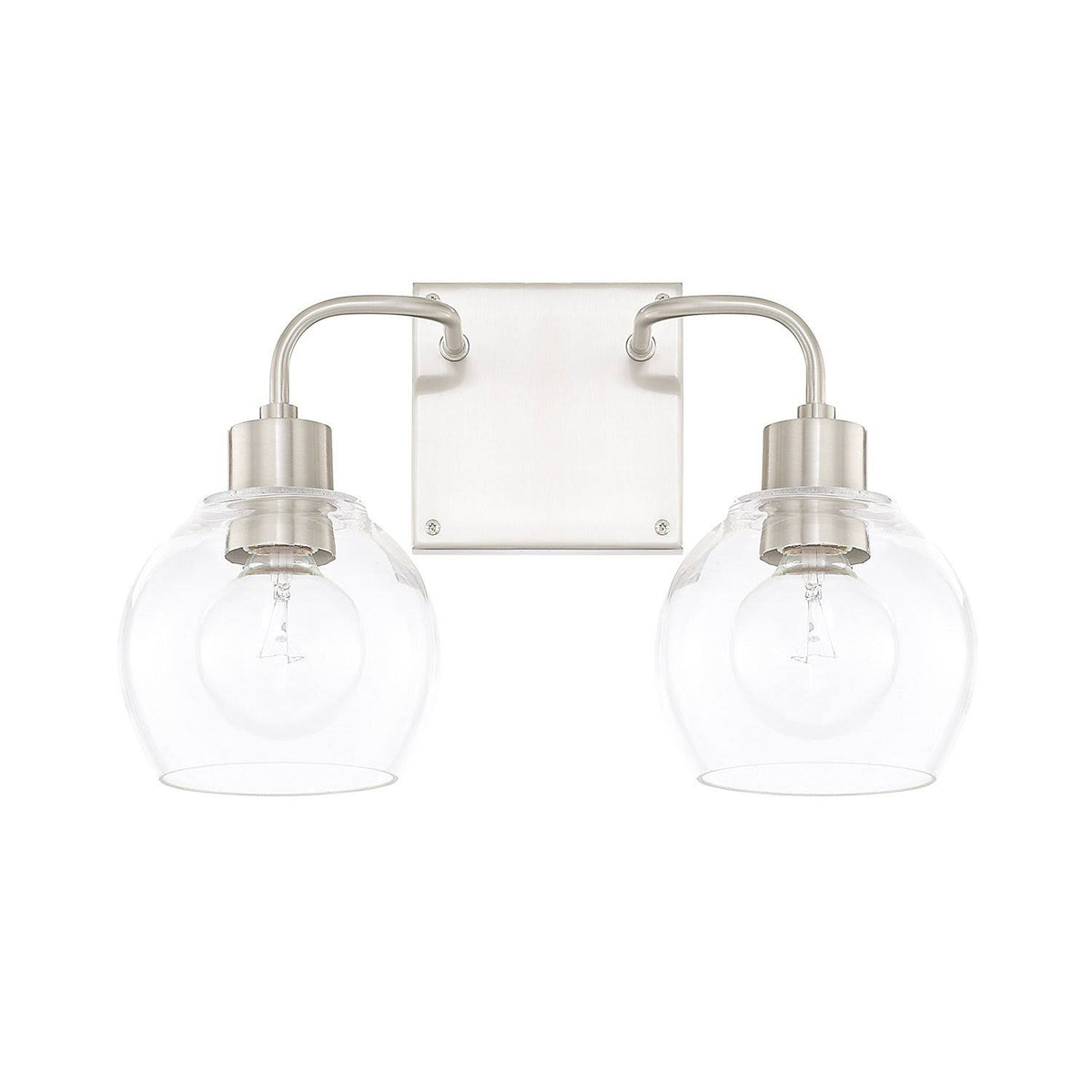 2 Light Brushed Nickel Vanity R3473