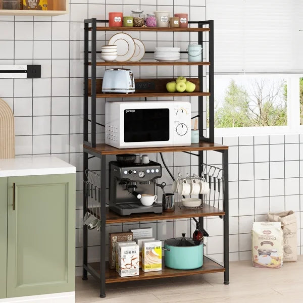 Microwave Oven Rack with S Hooks I480164
