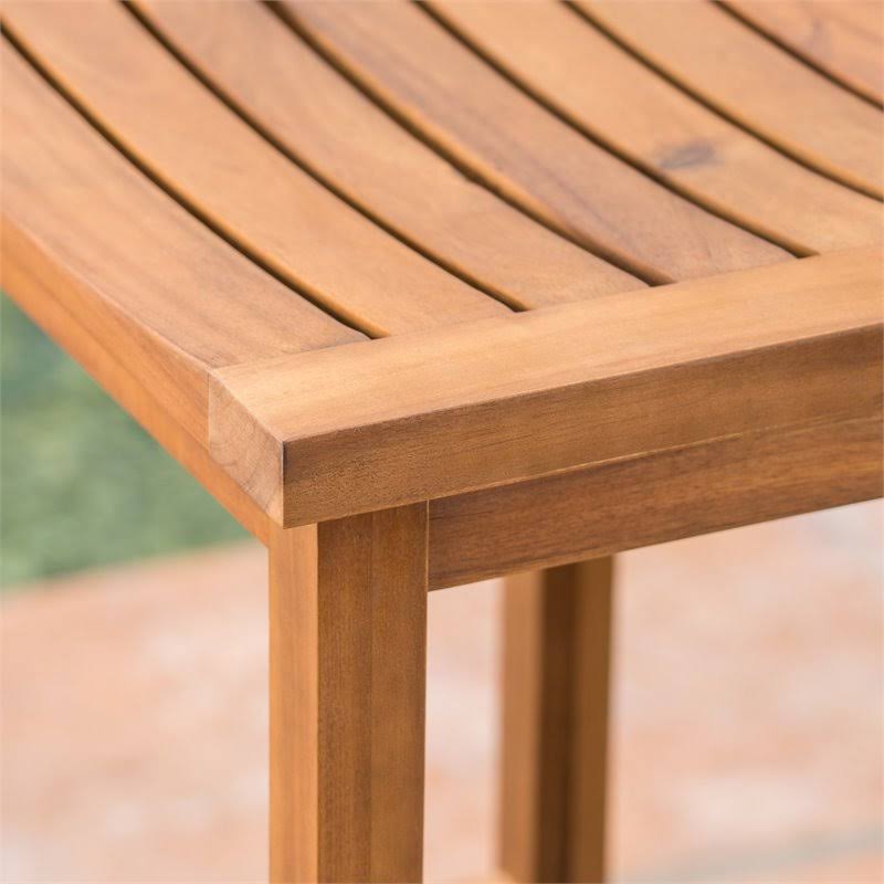 Natural Acacia Wood Barstools (Set of 4) P3364