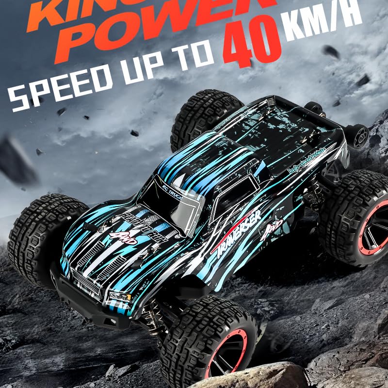 1:14 Scale High Speed RC Truck with 2 Rechargeable Batteries M966