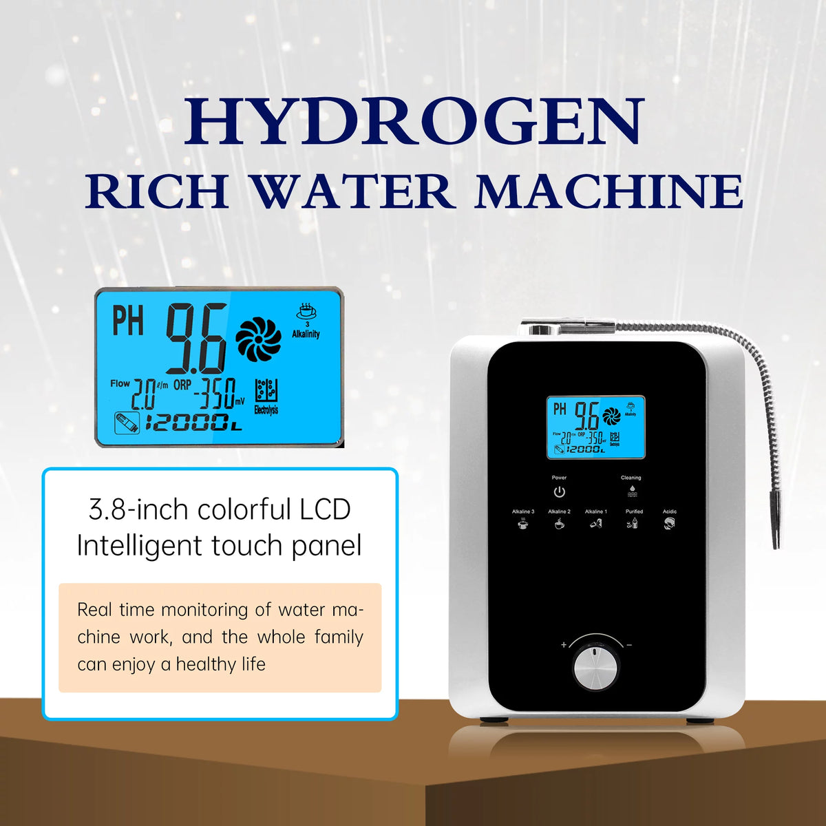 Water Ionizer and Purifier Machine, PH 3-11, 11 Plate Electrode Z59422