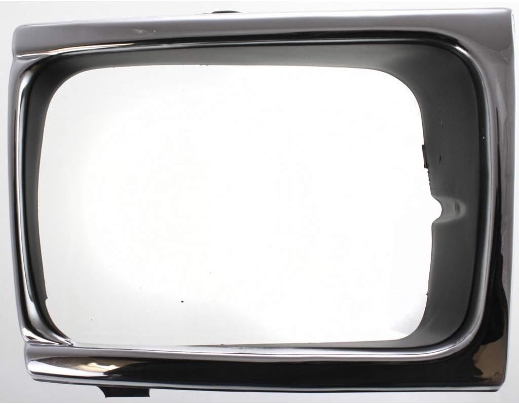 Chrome/Black Headlight Door for Toyota Pickup Passenger Side 4WD Pack of 2 P78938