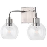 2 Light Brushed Nickel Vanity R3473