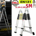 16.5Ft Aluminum Telescoping Ladder, 330lbs Load Capacity A55654