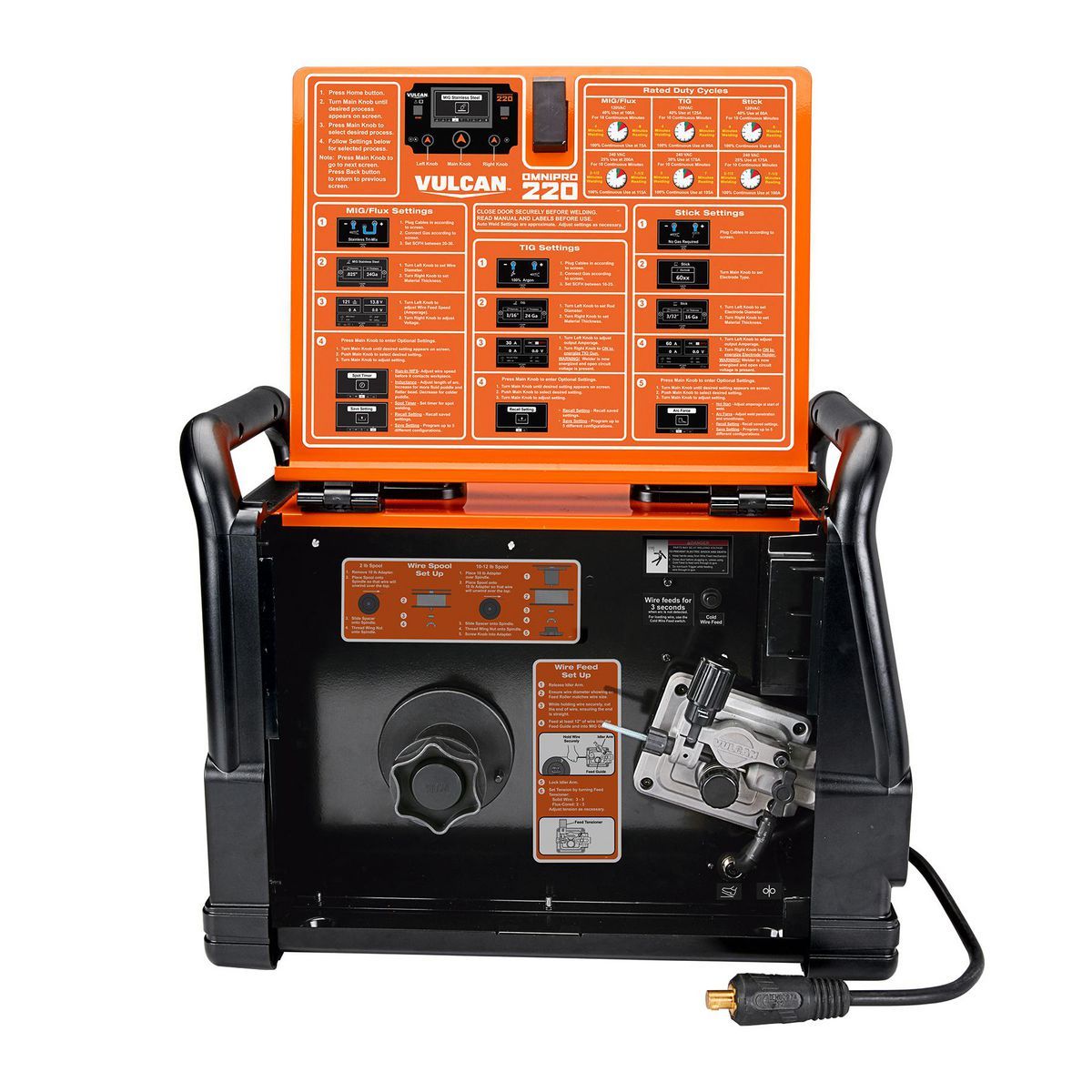 Industrial Multiprocess Welder with 120/240V Input V58407