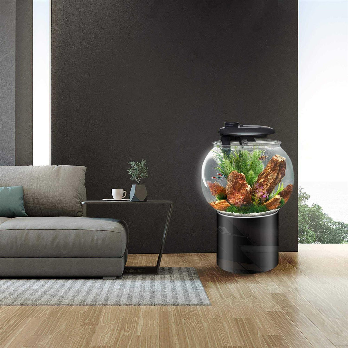 24 Gallons Bowl-Shaped Aquarium B32938