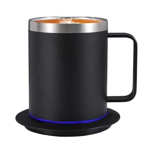 Self Heating Coffee Mug 17oz Black Q9637