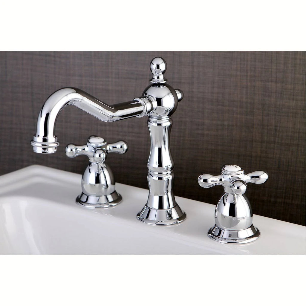 Polished Brass Widespread Lavatory Faucet N473417