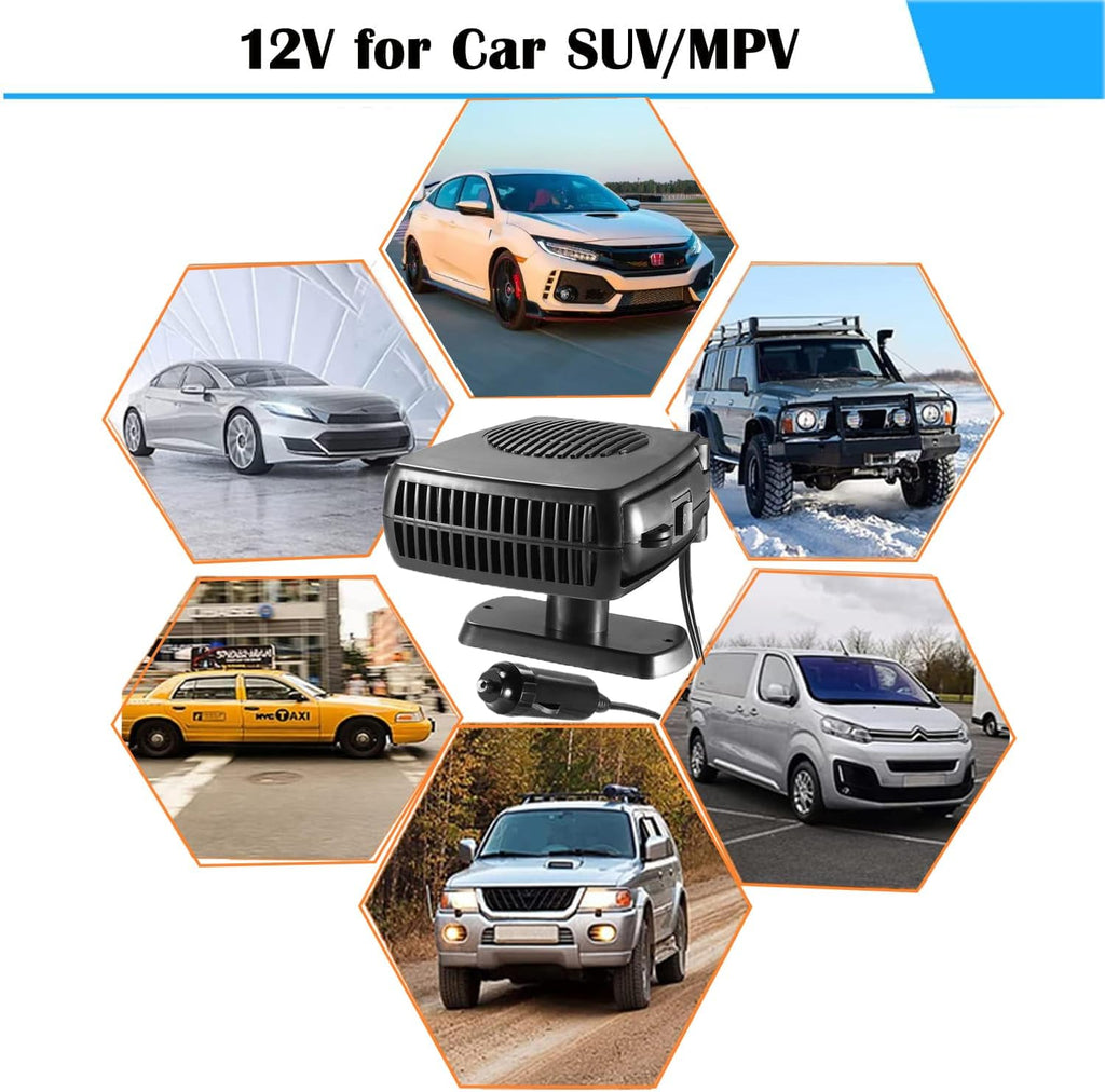 200W Portable Car Heater with Cigarette Lighter Plug E2231