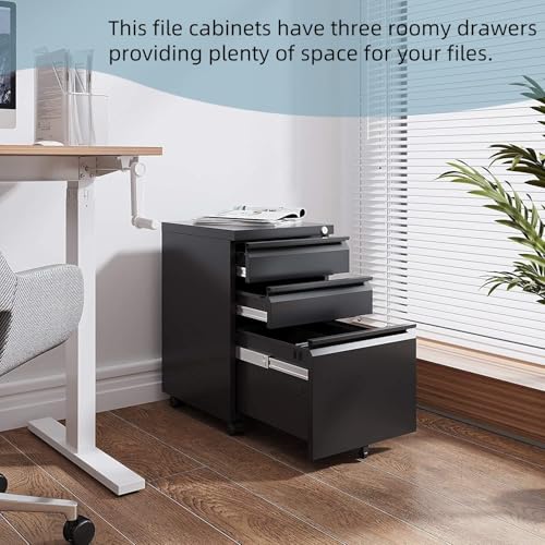 Black 71'H Metal Storage Cabinet with Adjustable Shelves I784764