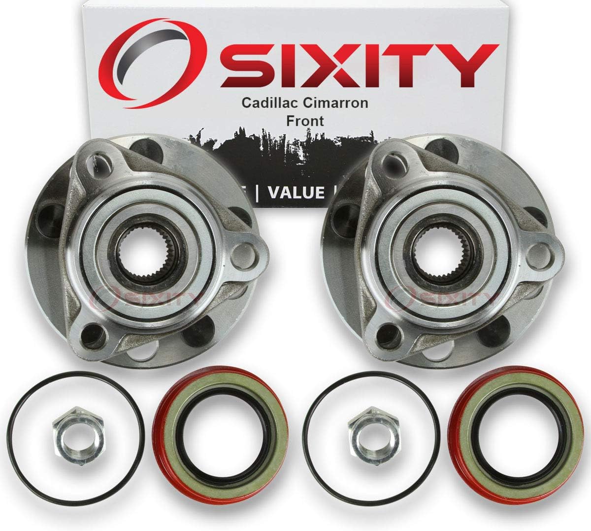Front Wheel Bearing & Hub Assembly Pair W277886