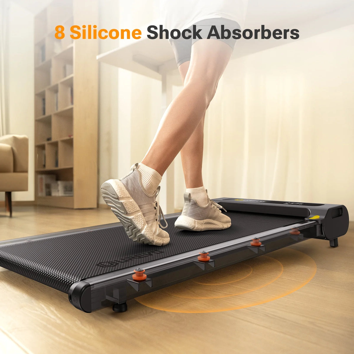 2 in 1 Under Desk Treadmill with Remote Control R7516