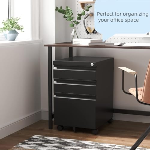 Black 71'H Metal Storage Cabinet with Adjustable Shelves I784764