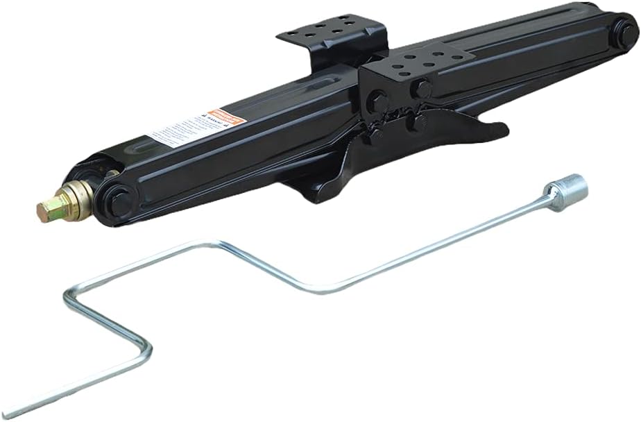 24" Scissor Jack with Crank Handle, 5000lbs Capacity, Pack of 2 G8198