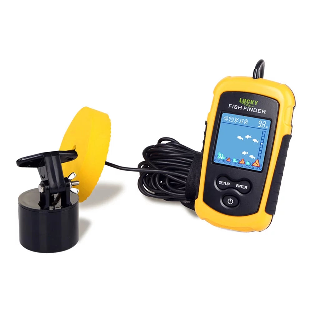 Portable Wired Fish Finder 100M Depth Sonar T204