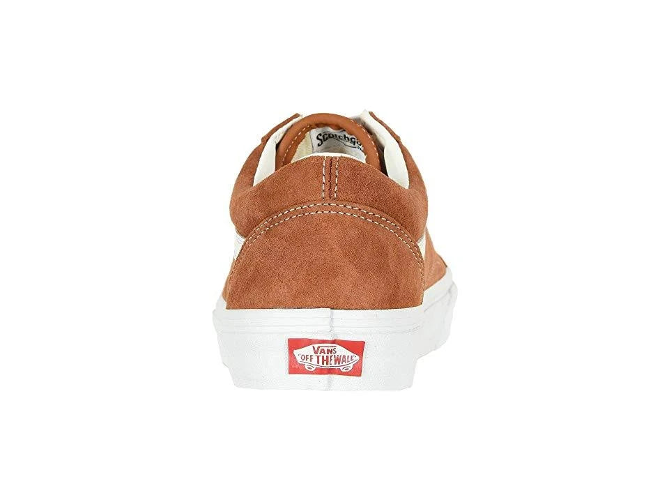 Leather Brown True White Pig Suede Old Skool Shoes L7628