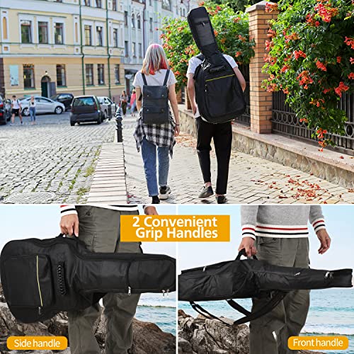 Guitar Accessories Kit with Gig Bag, Folding Stand, Adjustable Strap J4886