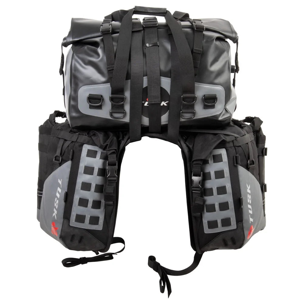Rackless Luggage System with Medium Dry Duffel and Large Bottle Holders O710