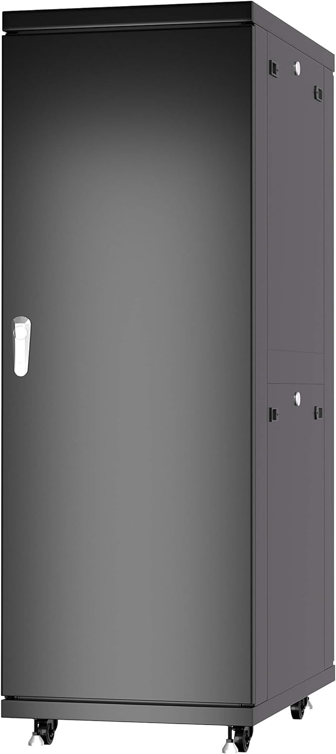 42U Server Rack Network Enclosure on Wheels A50382