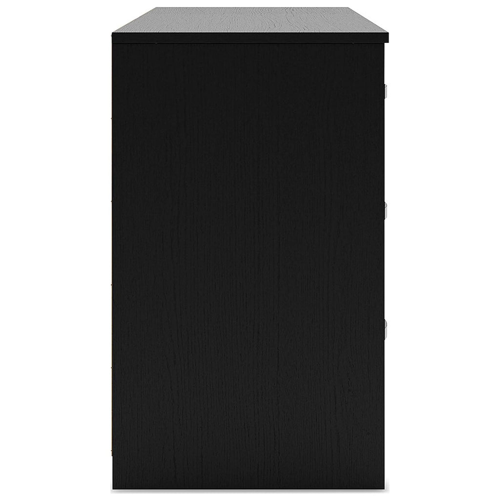 Black 6 Drawer Dresser M87985