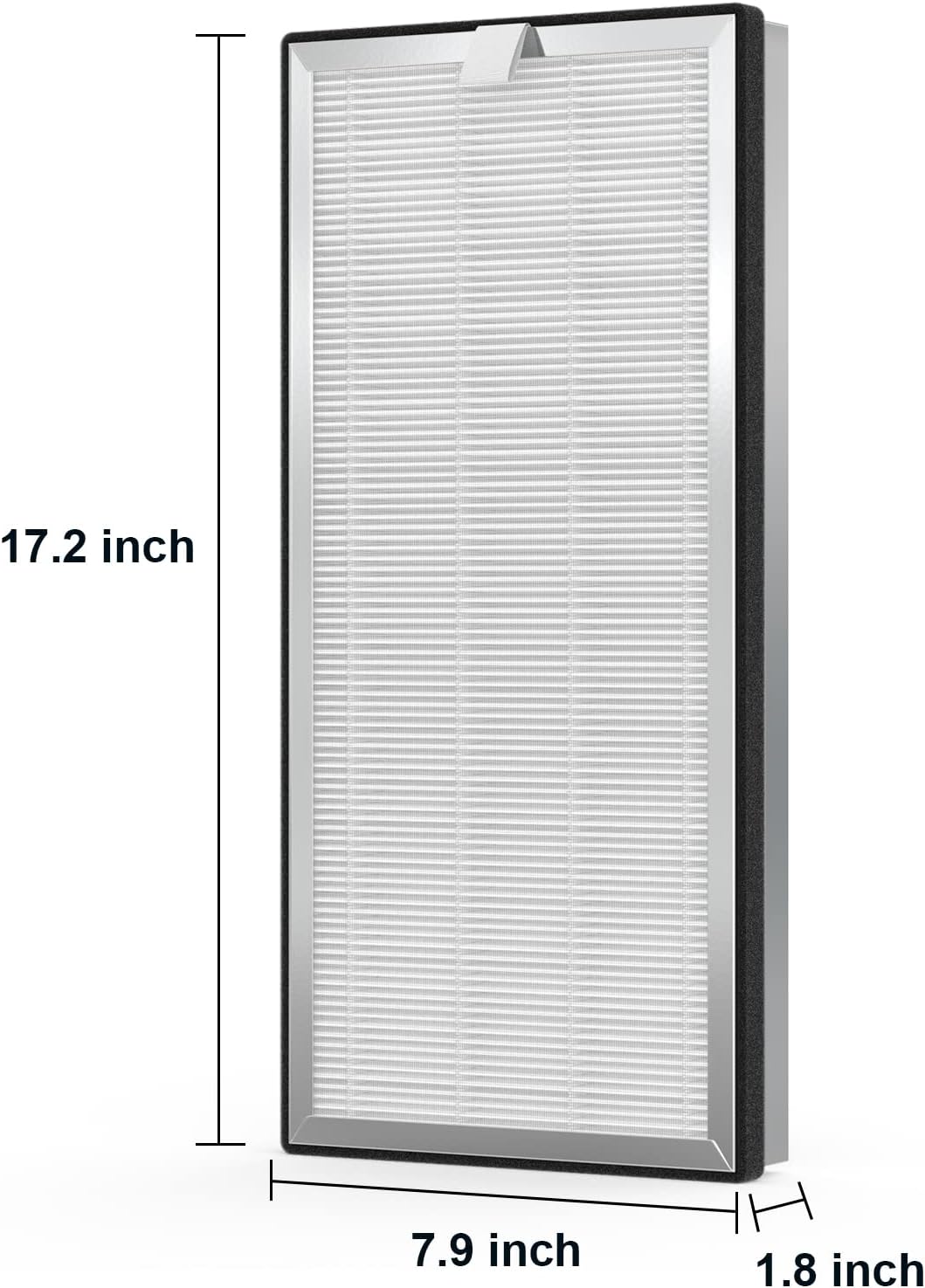 2 Pack MA-40 Replacement Filters, 3-in-1 H13 HEPA Activated Carbon Filter D486205