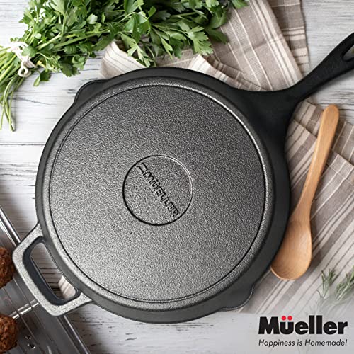 Pre-Seasoned Heavy-Duty Cast Iron Skillet 10-inch S860