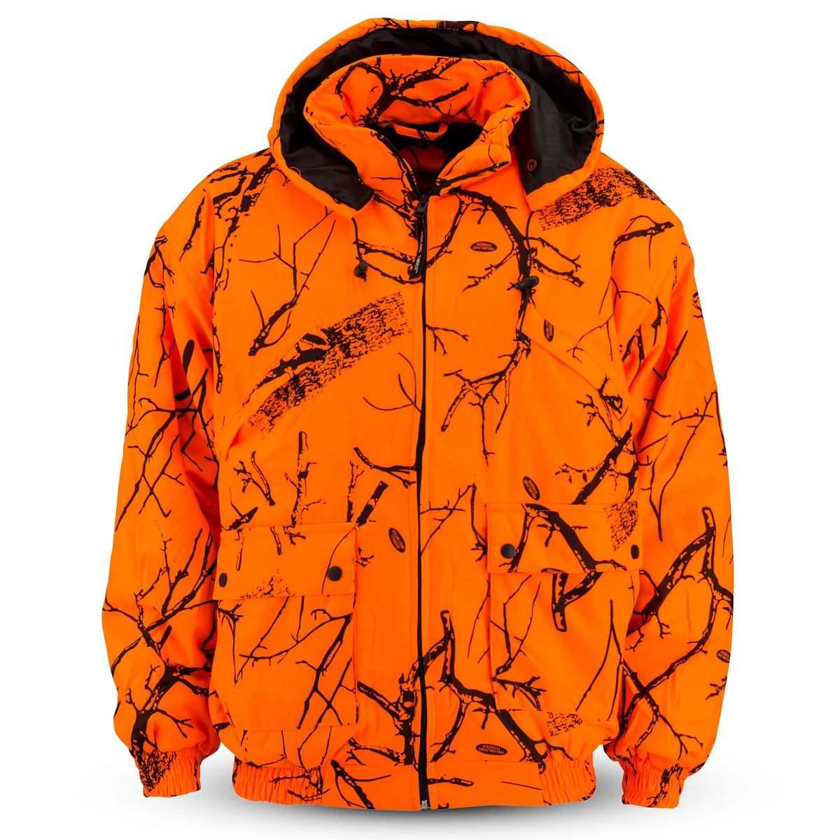 Blaze Orange Camo Insulated Waterproof Safety Tanker Jacket G93869