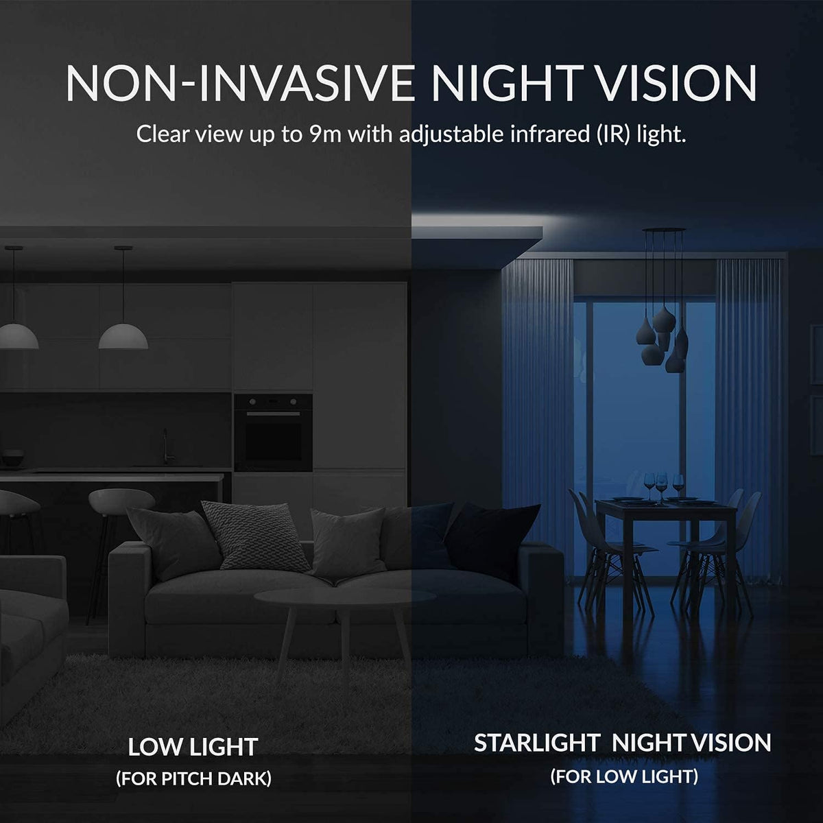 2K WiFi Indoor Security Camera with Night Vision S273