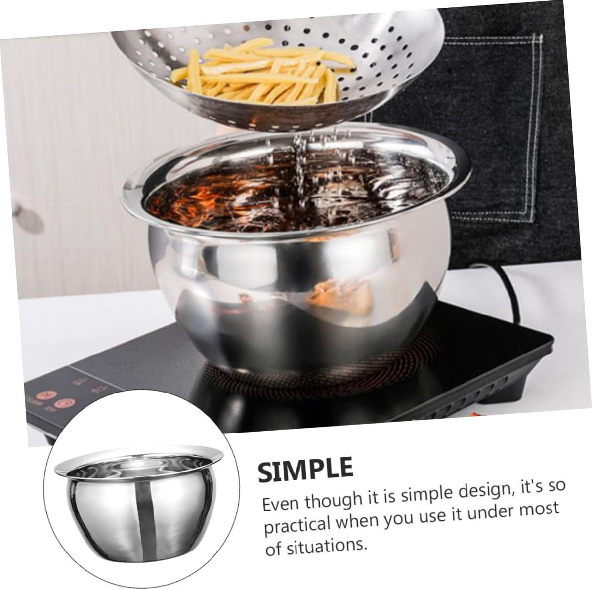 Stainless Steel Oil Bowl R2134