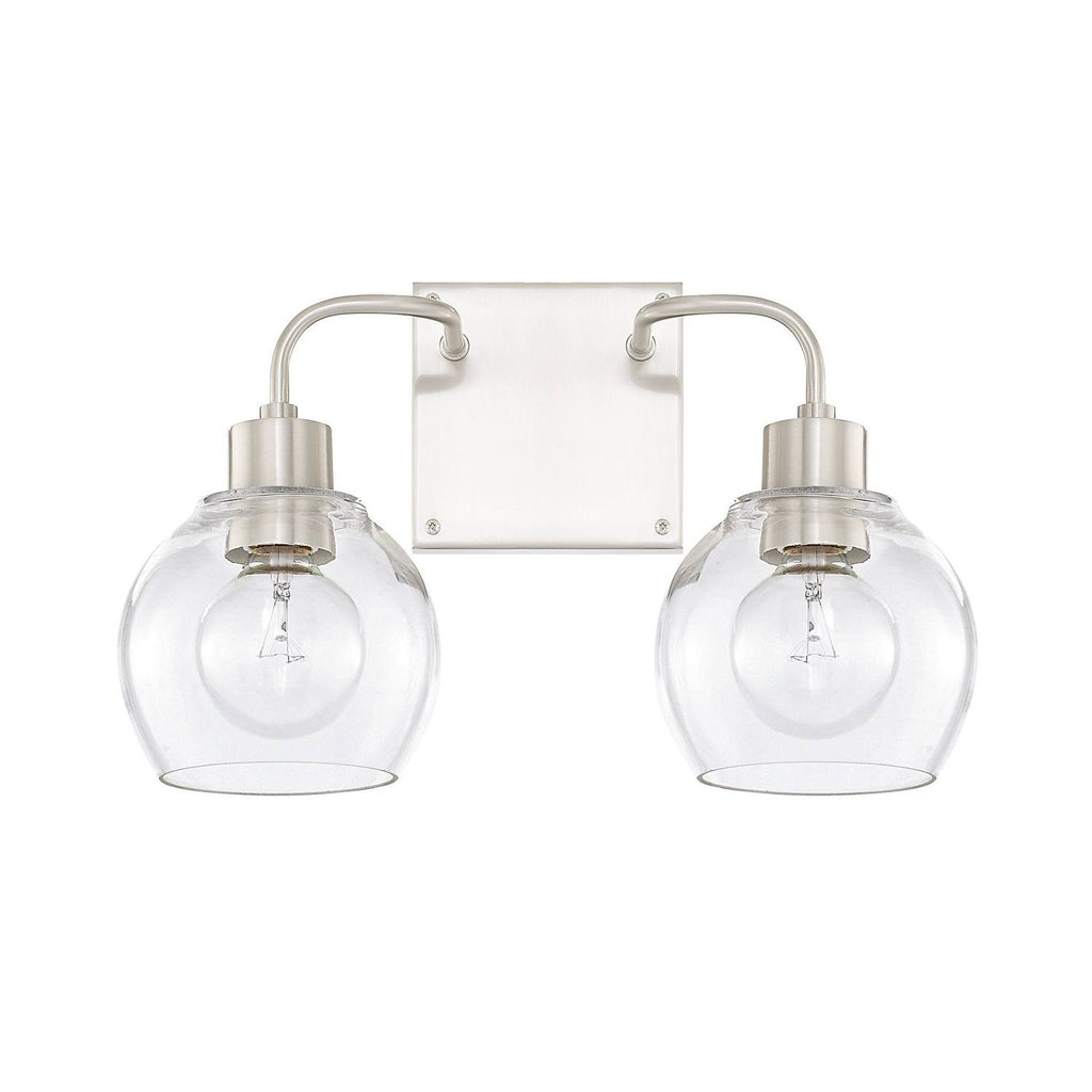 2 Light Brushed Nickel Vanity R3473