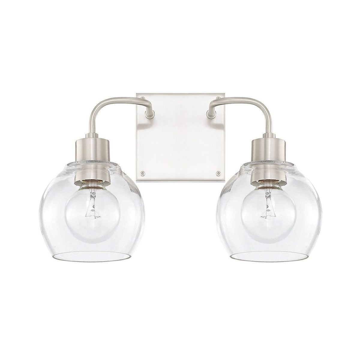 2 Light Brushed Nickel Vanity R3473