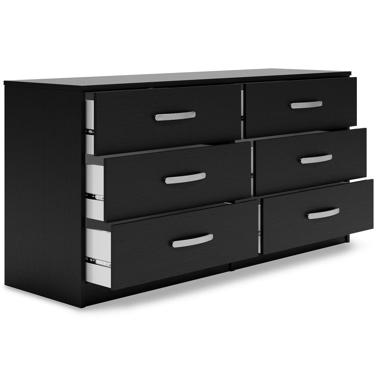 Black 6 Drawer Dresser M87985