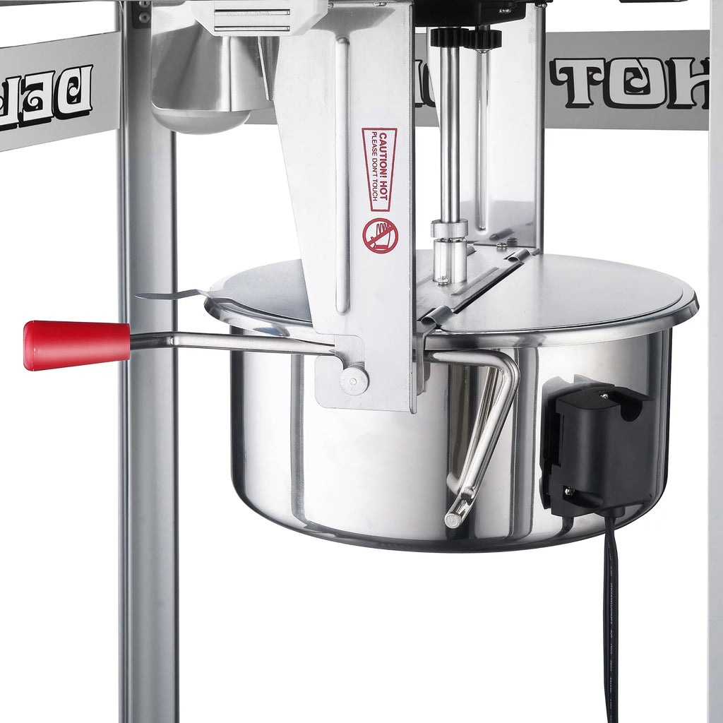 Black 12oz Popcorn Machine with Cart I8156