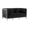 Black Velvet Loveseat C443084