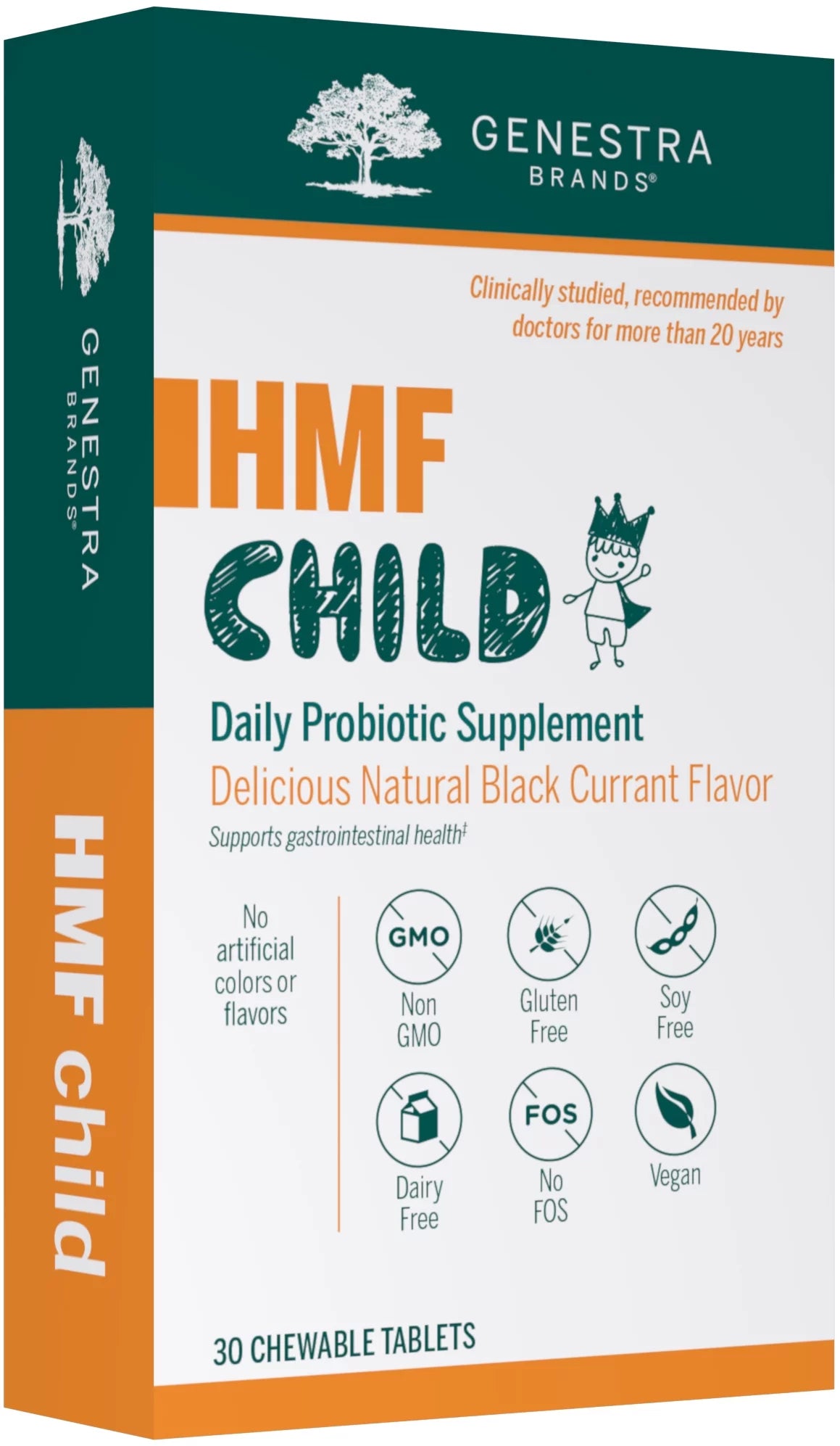 Probiotic Chewable Tablets Blackcurrant Flavor E259