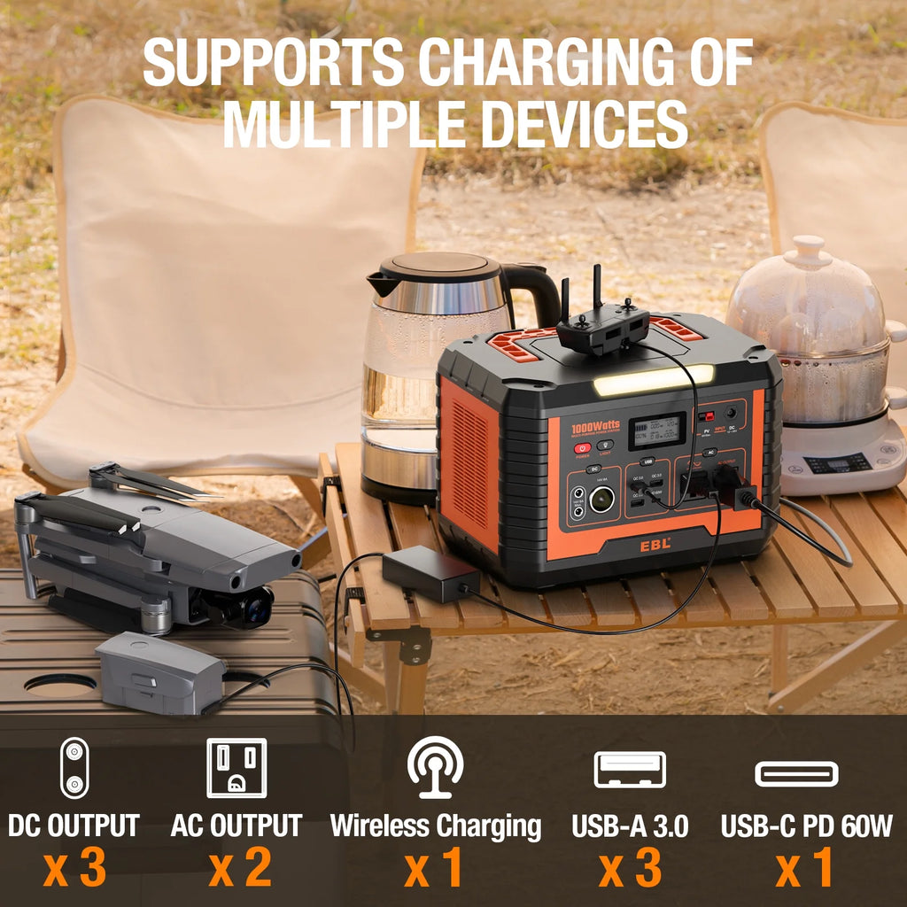 1000W Portable Solar Power Station B681728