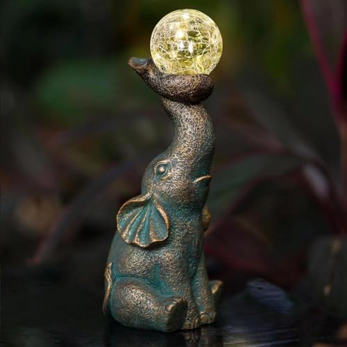 Bronze Elephant Garden Statue V95655