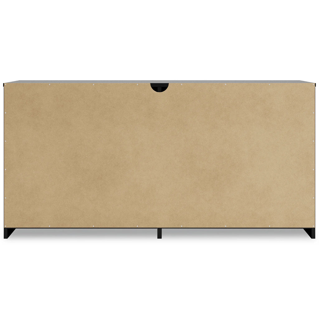 Black 6 Drawer Dresser M87985