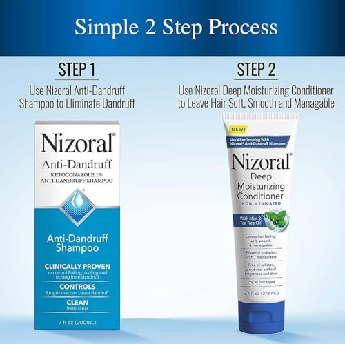 Anti-Dandruff Shampoo and Moisturizing Conditioner Bundle U171363