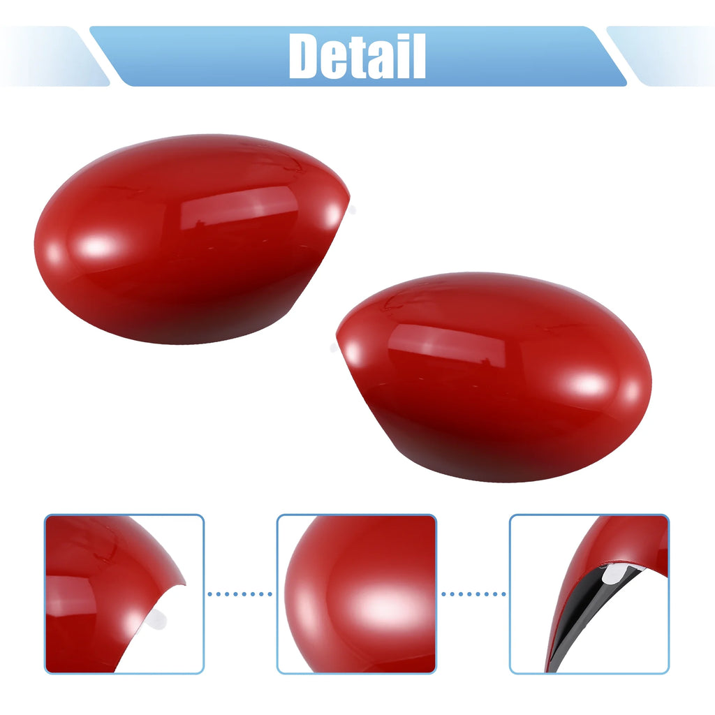 Red Rearview Mirror Cover for Mini Cooper S R50/R53 D826232