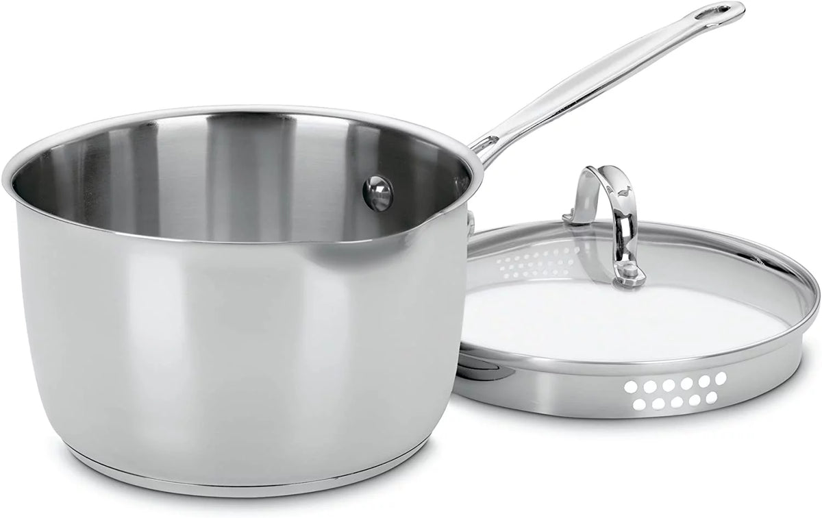 3-Quart Stainless Saucepan with Cover Y59861