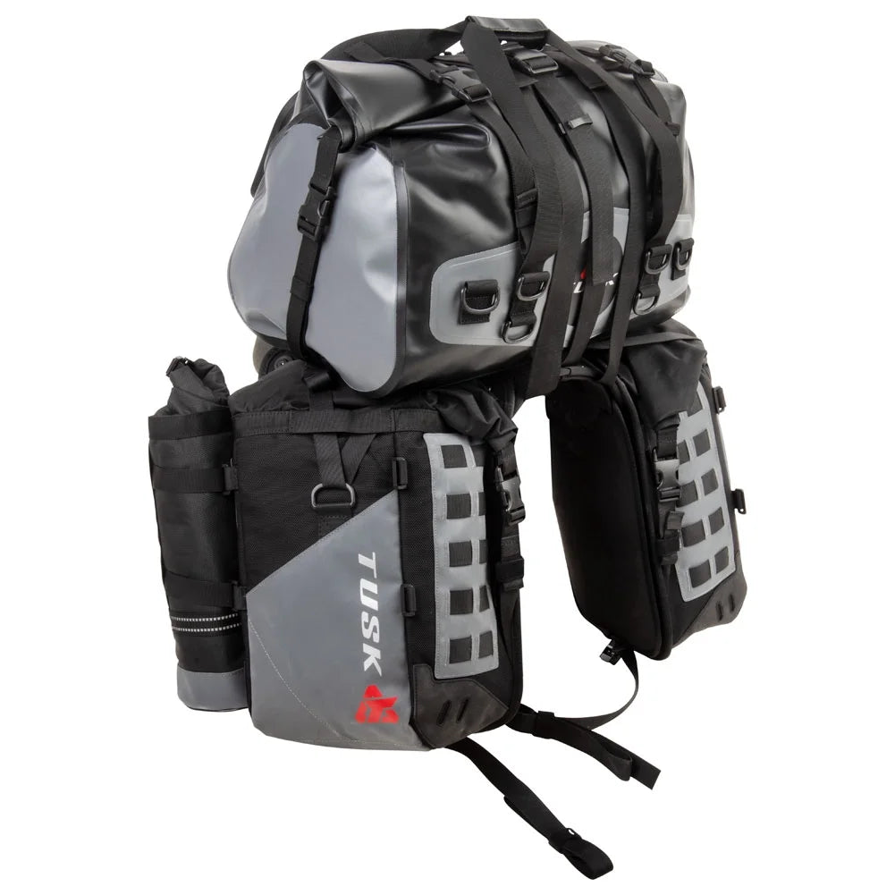 Rackless Luggage System with Medium Dry Duffel and Large Bottle Holders O710
