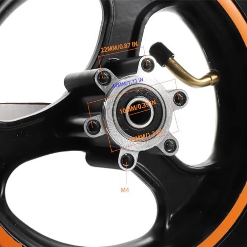 10 Inch Pneumatic Scooter Tire with Aluminium Hub I453