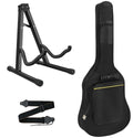 Guitar Accessories Kit with Gig Bag, Folding Stand, Adjustable Strap J4886