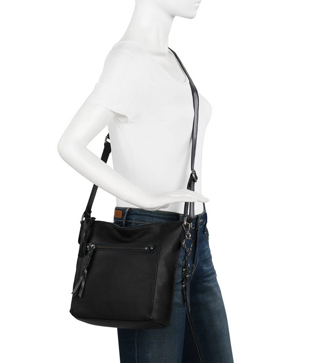 Dusty Coral Leather Crossbody L99532