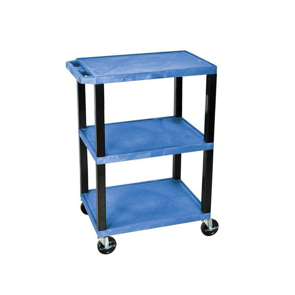 3-Shelf Plastic Utility Cart O624312